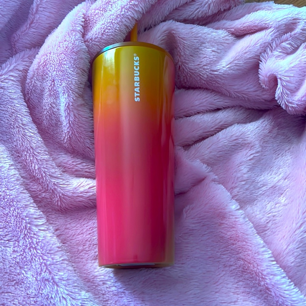 BNTW Starbucks metal sunset cup